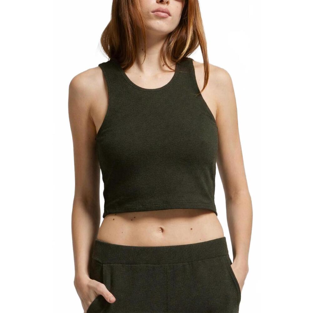 NEW ASHER tamara hacci tank top in military / black